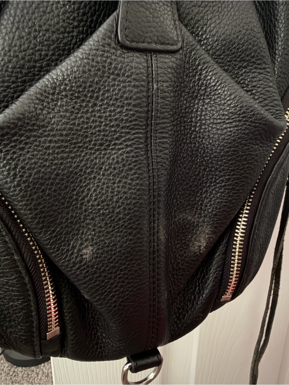 Rebecca Minkoff Black Leather Backpack - Picture 5 of 9